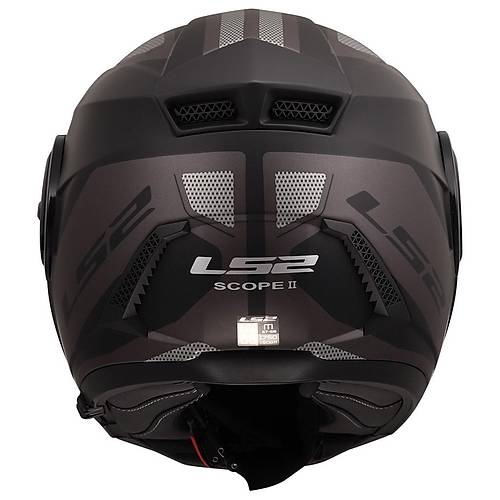 LS2 Scope 2 Axis ene Alr Motosiklet Kask Mat Siyah-Ttanum