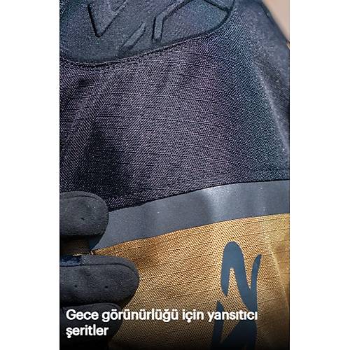 LS2 X-Master Kum-Siyah-Gri 4 Mevsim Motosiklet Montu