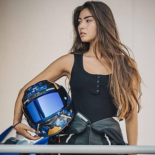 Nexx X.R3R Sw�rl Karbon Mavi  Kapal� Motosiklet Kask�