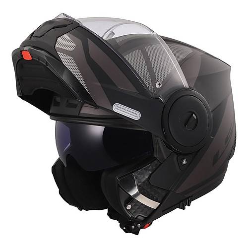 LS2 Scope 2 Axis ene Alr Motosiklet Kask Mat Siyah-Ttanum