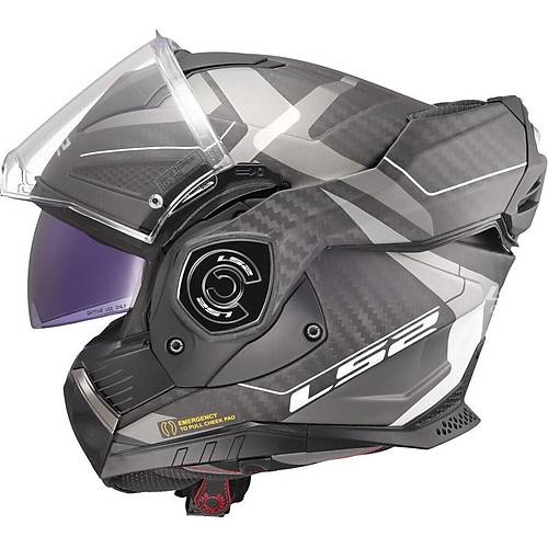 LS2 Advant X Karbon Horizon  Mat G�m��-Gri �ene A��l�r Motosiklet Kask�