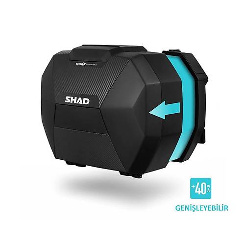 Shad SH38 Genileyebilir Yan antalar (Carbon)