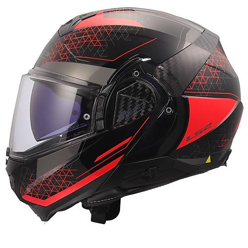 LS2 Advant 2 Astral K�rm�z� �ene A��l�r Motosiklet Kask�
