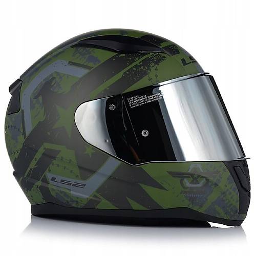LS2 RAPID 2 THUNDER BIRDS MAT YEL MOTOSKLET KASKI GR CAMLI