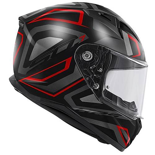 Givi 50.7 Proton Mat T�tan�um-K�rm�z�  Kapal� Motosiklet Kask�