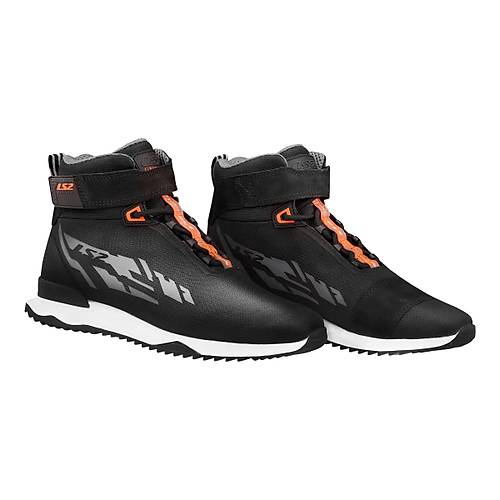 LS2 Acrux Yazl�k Motosiklet Botu (Siyah-Turuncu)