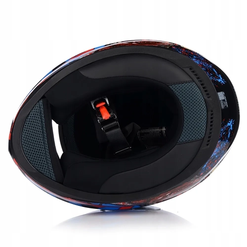 LS2 Rapd 2 Race Zombe Fullface Motosiklet Kask Krmz Caml