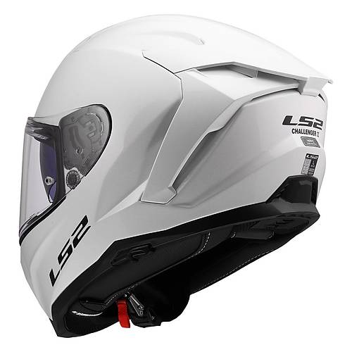 LS2 Challenger 2 Beyaz Kapal� Motosiklet Kask�