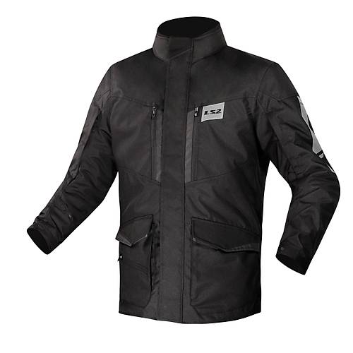LS2 Metropols Evo Kadn 4 Mevsim Waterproof Motosiklet Montu Siyah