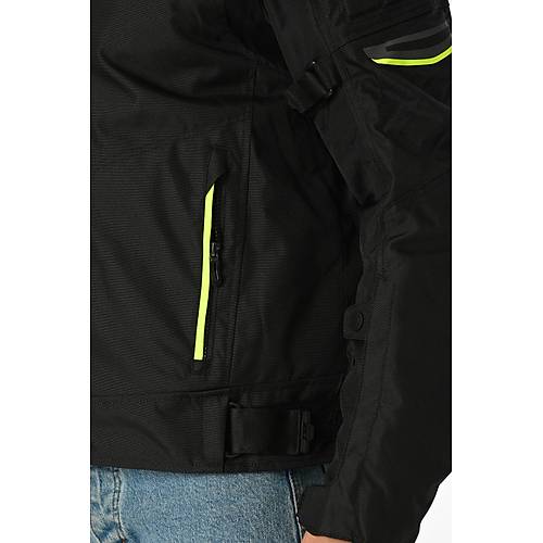 LS2 Shadow 4 Mevsim Motosiklet Montu Siyah-Neon Sar�