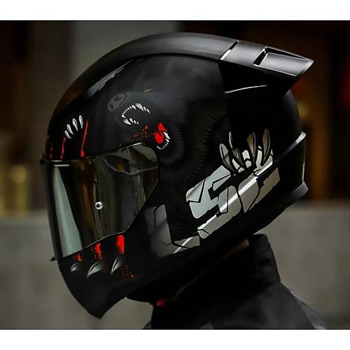 LS2 RAPID 2 RACE CLAWN KAPALI MOTOSKLET KASKI GR CAMLI