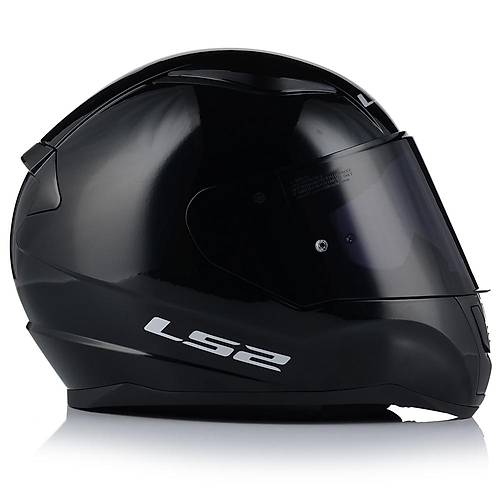 Ls2 Rapd 2 Parlak Siyah Fullface Motosiklet Kask Siyah Caml