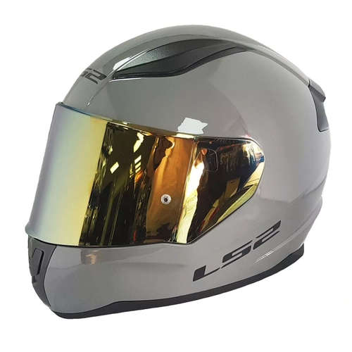 LS2 Rapd 2 Nardo Gri Fullface Motosiklet Kask Gold Caml