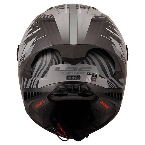 LS2 Thunder Karbon Gp Aero Polar Siyah Full Face Motosiklet Kask�