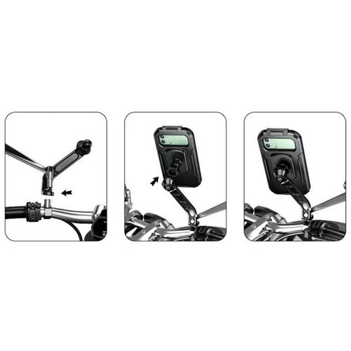 Nukrotech M18-53 D�k�m Ayna Dibi Ba�lant�l� Su Ge�irmez Telefon Tutucu