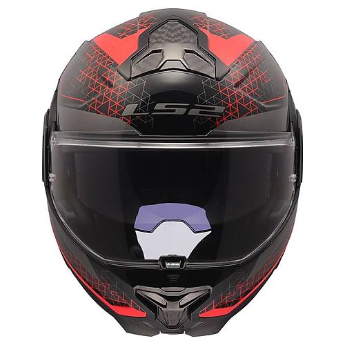 LS2 Advant 2 Astral K�rm�z� �ene A��l�r Motosiklet Kask�