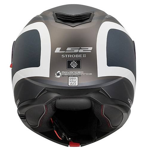 LS2 Strobe 2 Vctory Mat Gri-mavi-kum  ene Alr Motosiklet Kask