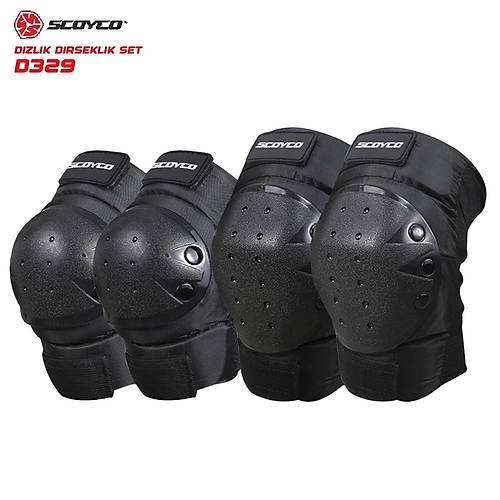 Scoyco D329 Dizlik - Dirseklik Takm