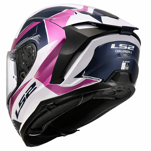 LS2 Challenger 2 Flaman Lavanta Kapal� Motosiklet Kask�