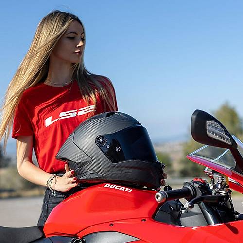 LS2 Thunder Karbon Gp Aero Full Face Motosiklet Kask