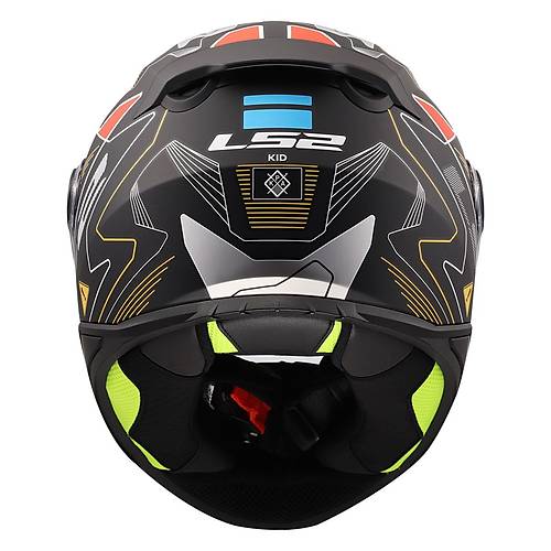 LS2 FF812 K�d Zero Gri-K�rm�z� �ocuk Kapal� Motosiklet Kask�