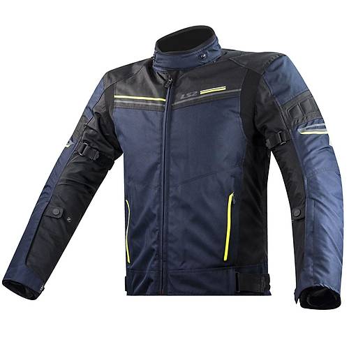 LS2 Shadow 4 Mevsim Motosiklet Montu Mavi-Siyah-Neon Sar�