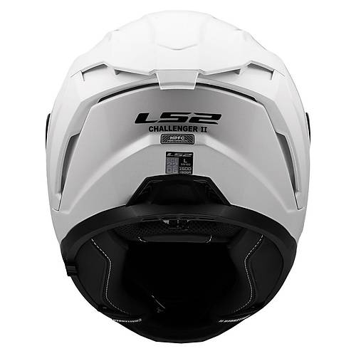 LS2 Challenger 2 Beyaz Kapal� Motosiklet Kask�