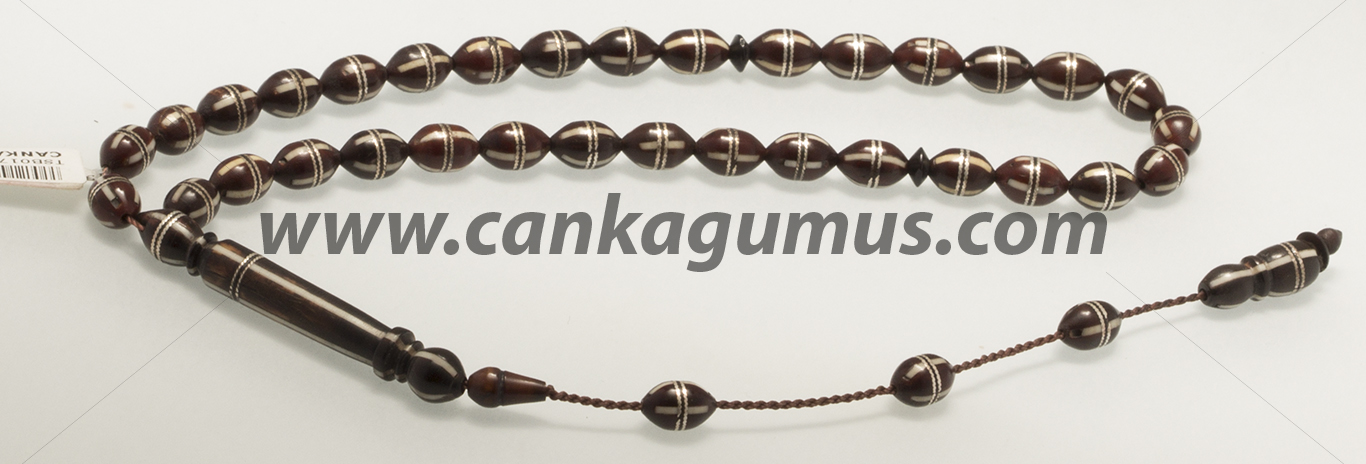 Kemik İşlemeli Pirinç Sarma Kuka Tesbih