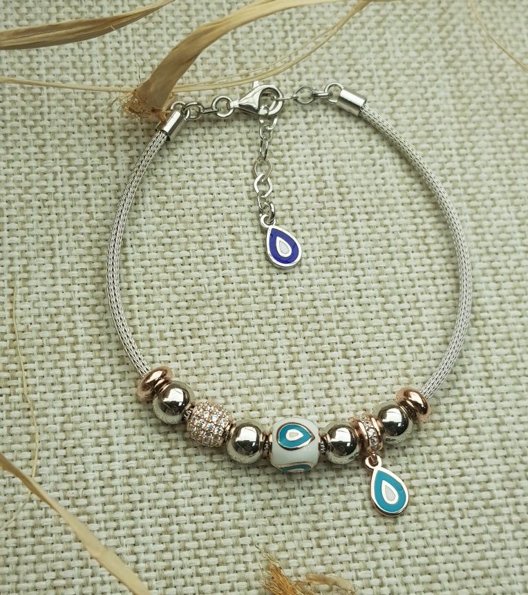 Charm Gümüş Bileklik