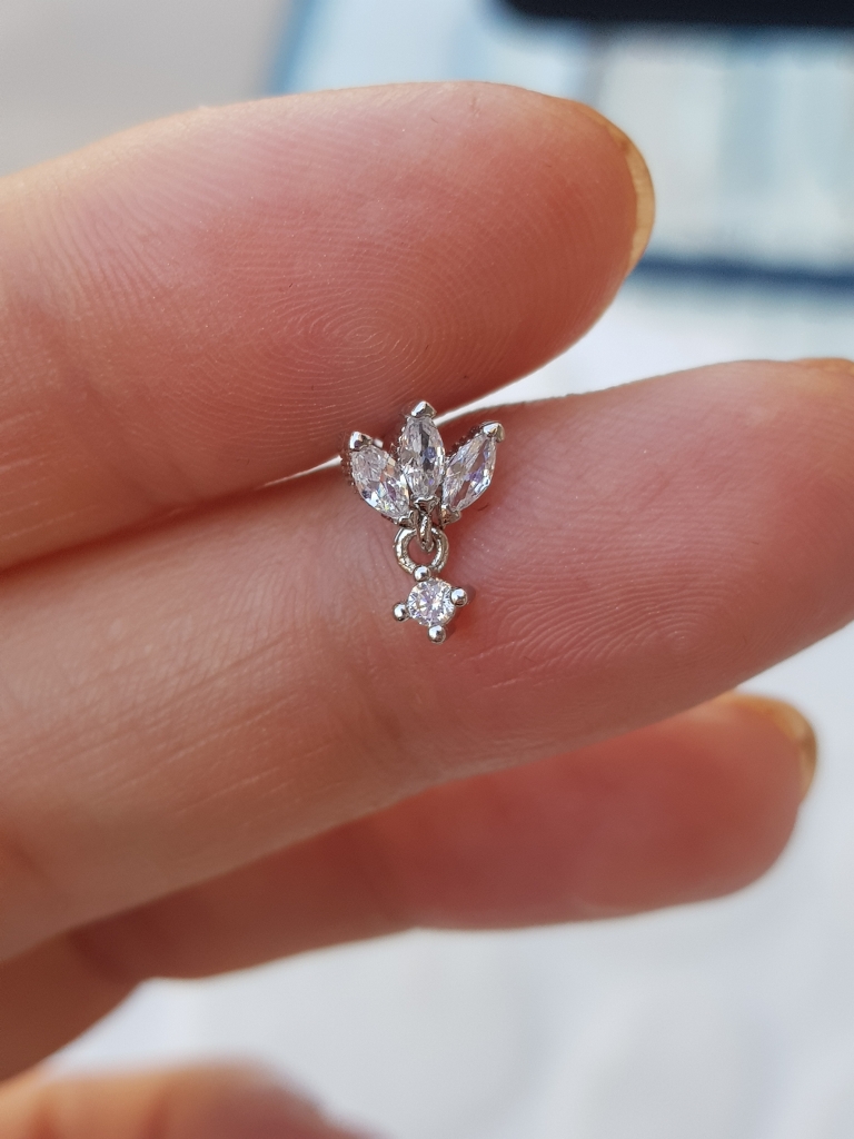 Tragus Küpe Piercing Çelik