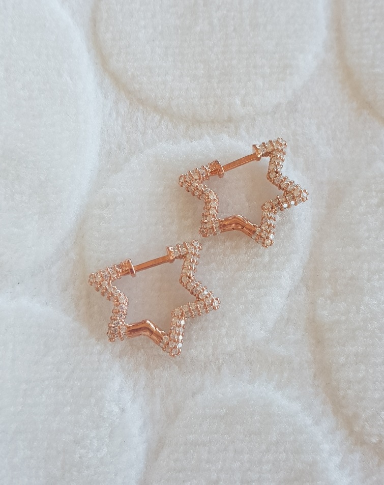 Yıldız Gümüş Küpe