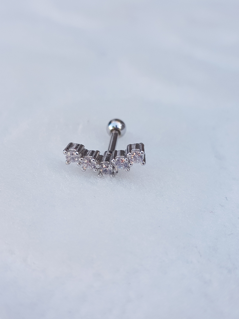 Tragus Küpe Piercing Çelik