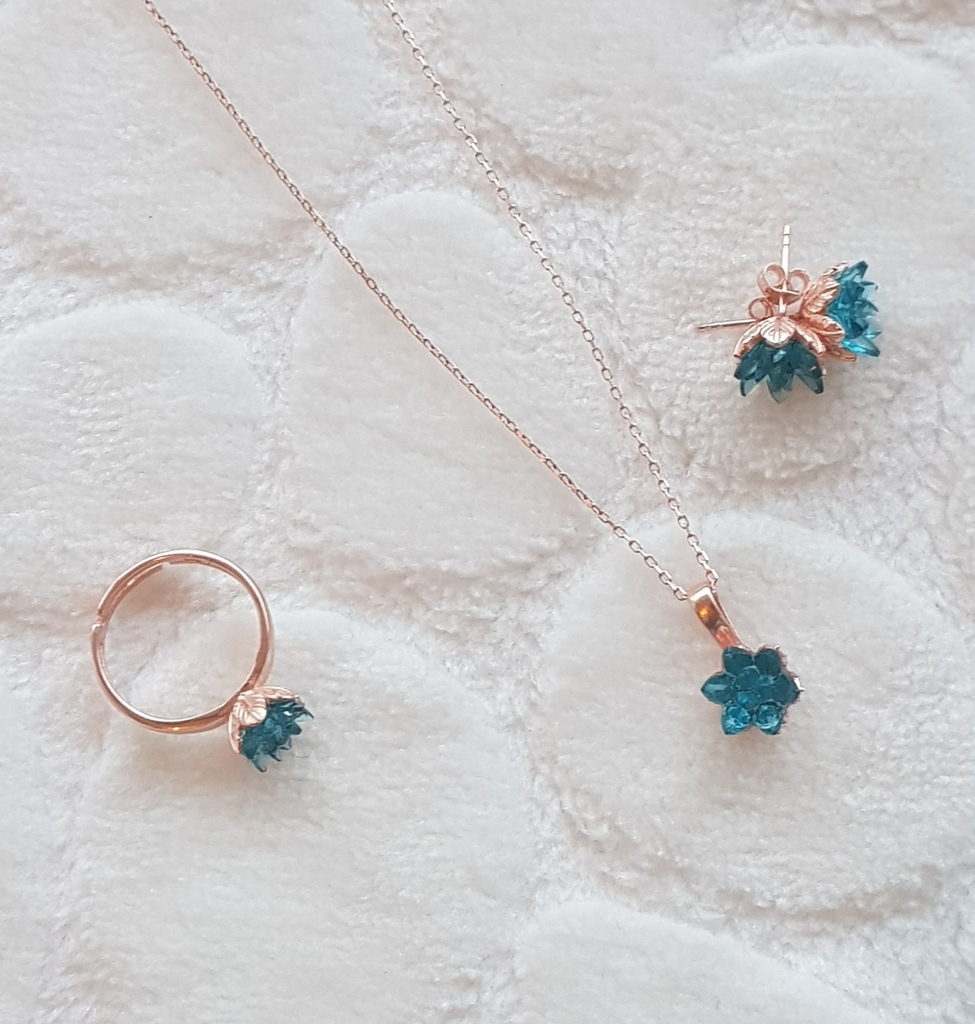 Lotus Gümüş Set