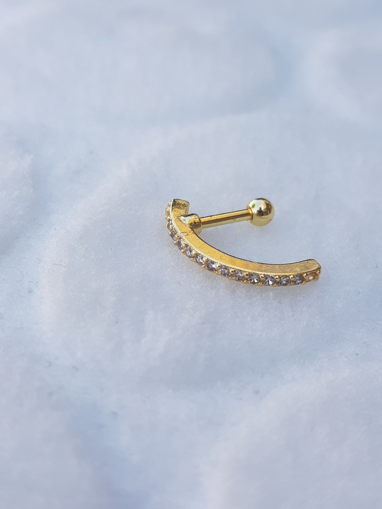 Tragus Küpe Piercing Çelik