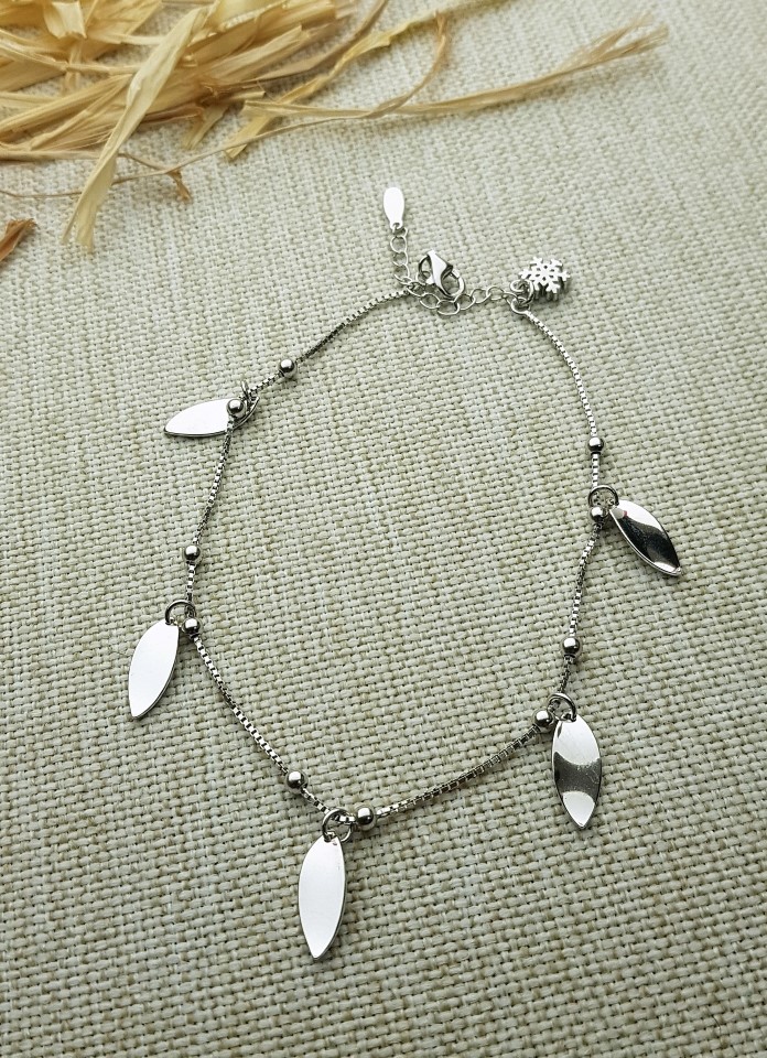 Sallantılı Gümüş Halhal