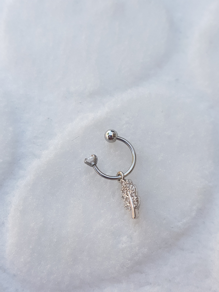 Tragus Küpe Piercing Çelik