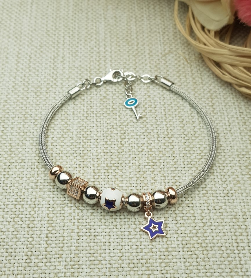 Yıldız Charm Gümüş Bileklik