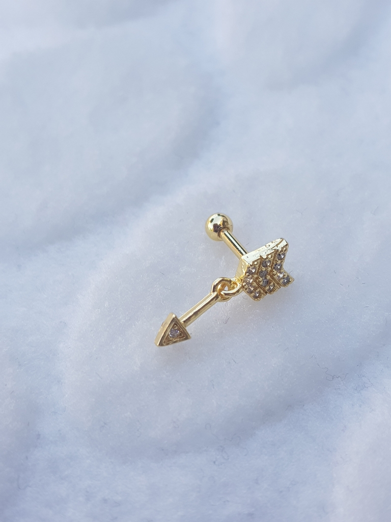 Tragus Küpe Piercing Çelik