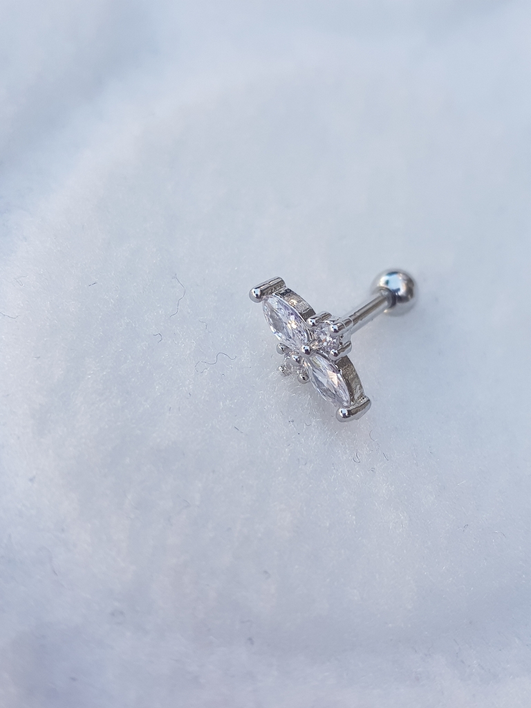 Tragus Küpe Piercing Çelik
