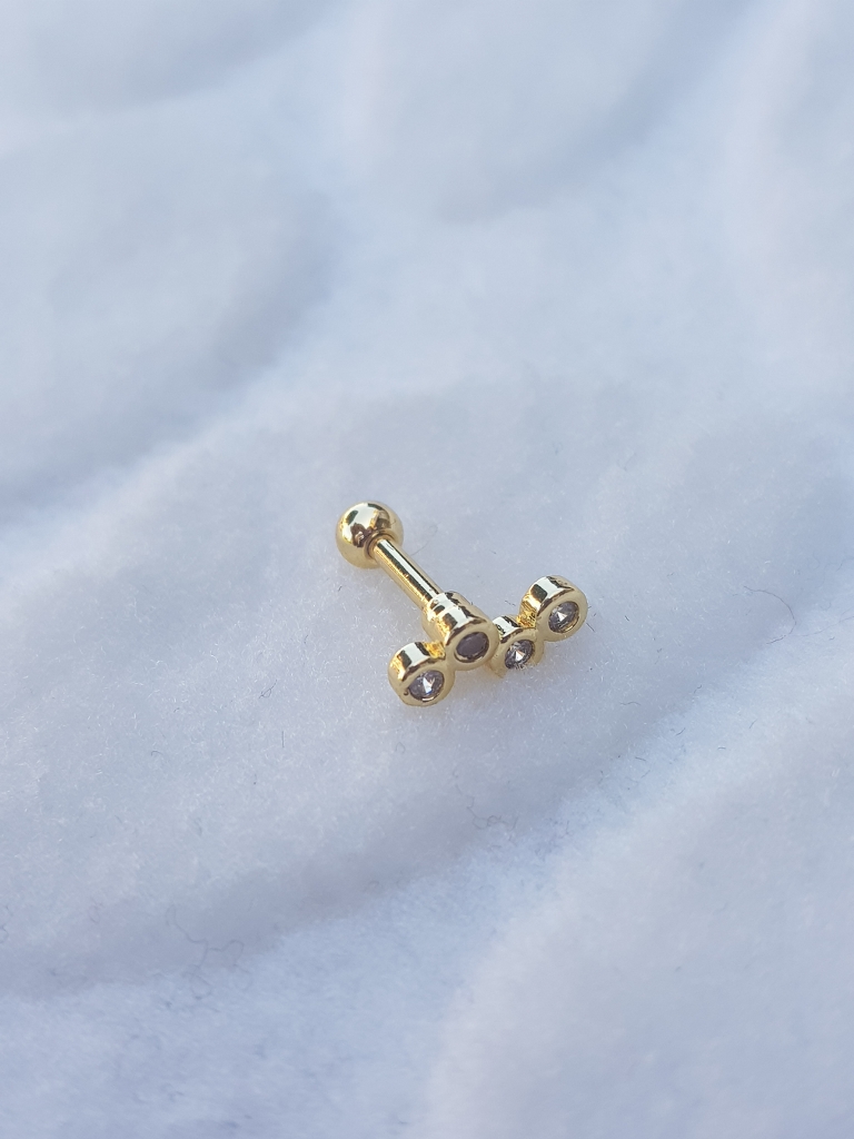 Tragus Küpe Piercing Çelik