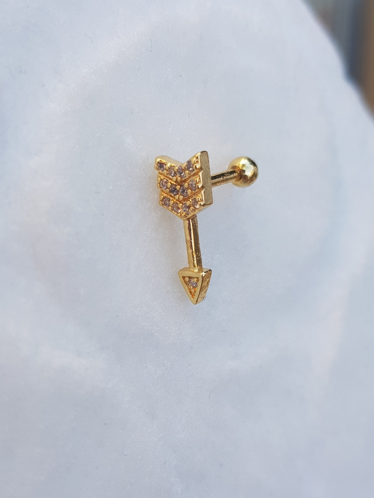 Tragus Küpe Piercing Çelik