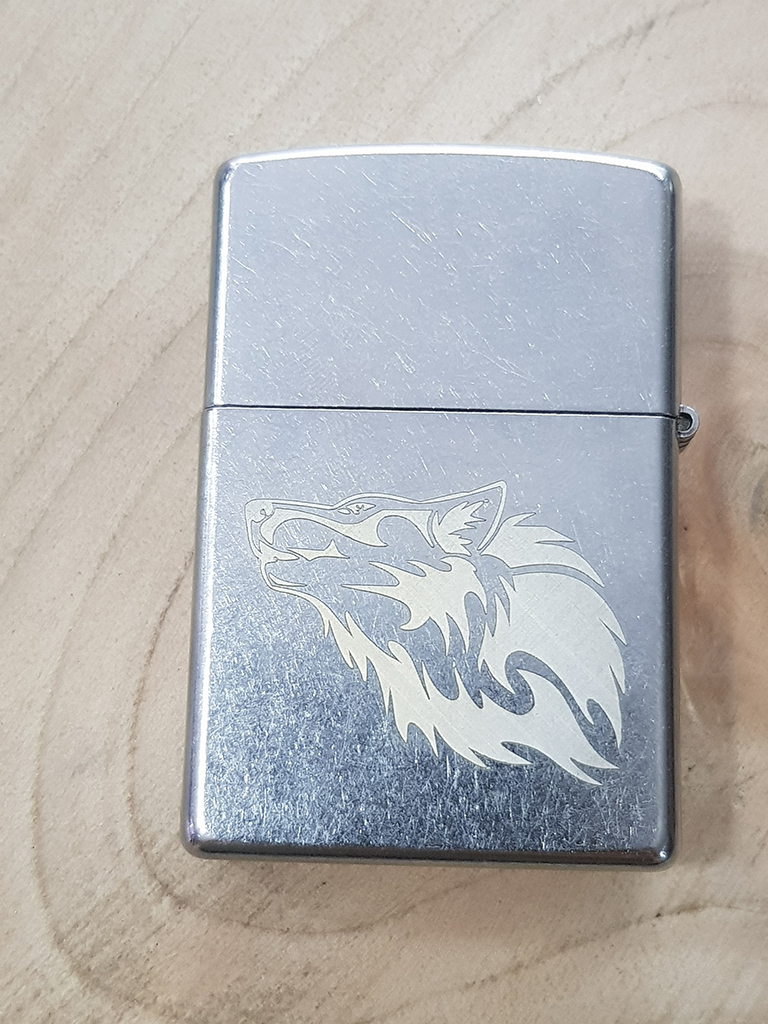 Kurt İşlemeli Orjinal Zippo