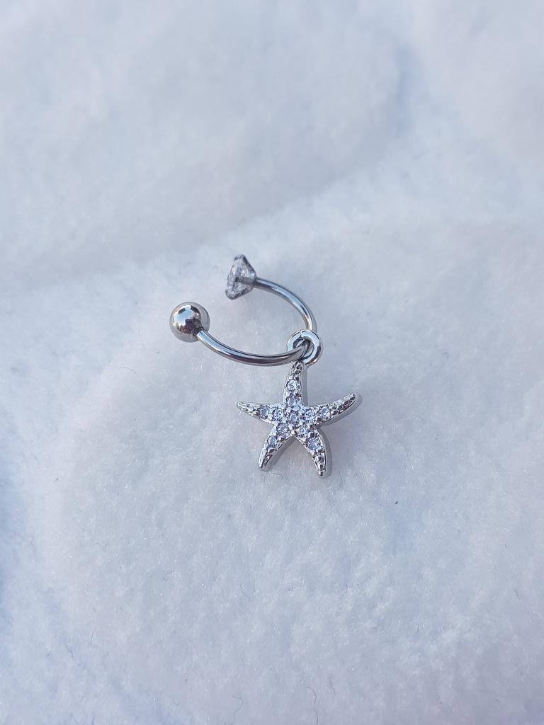 Tragus Küpe Piercing Çelik