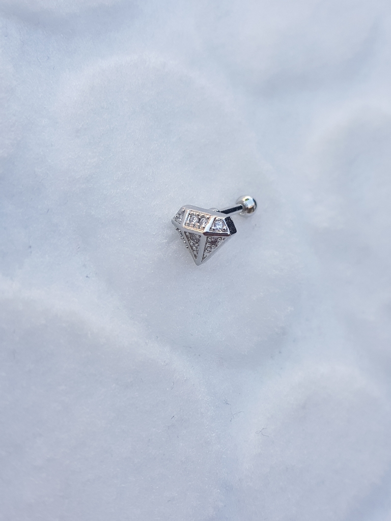 Tragus Küpe Piercing Çelik