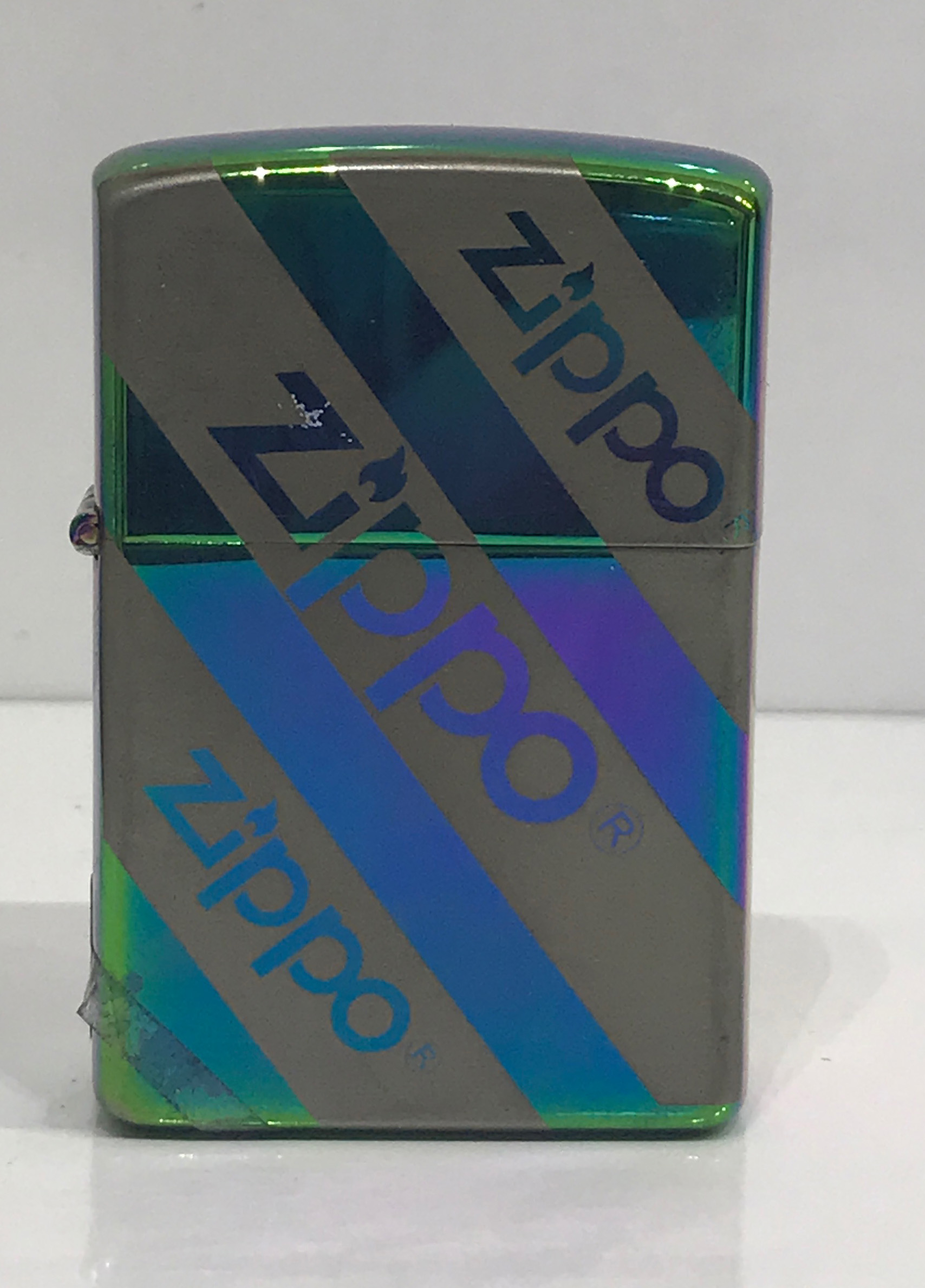 Zippo Classic ZIPPO LOGO BLUE GREEN
