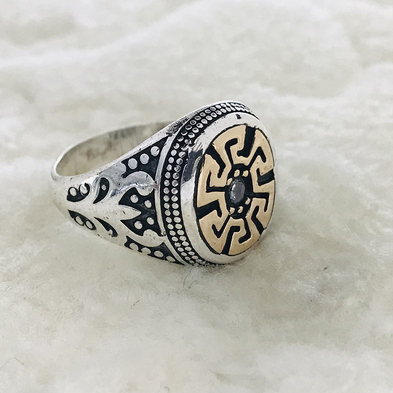 Zirkon Taşlı 925 Ayar Gümüş Erkek Yüzük