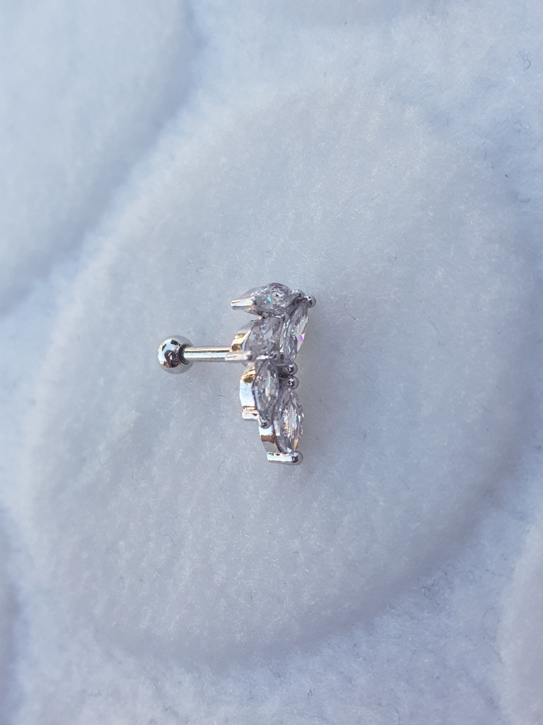 Tragus Küpe Piercing Çelik