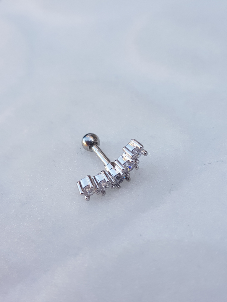 Tragus Küpe Piercing Çelik