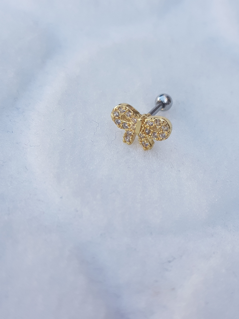 Tragus Küpe Piercing Çelik