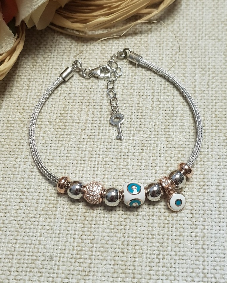 Charm Gümüş Bileklik